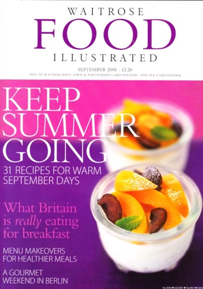 Waitrose Food Illustrated Magazine, September 2005