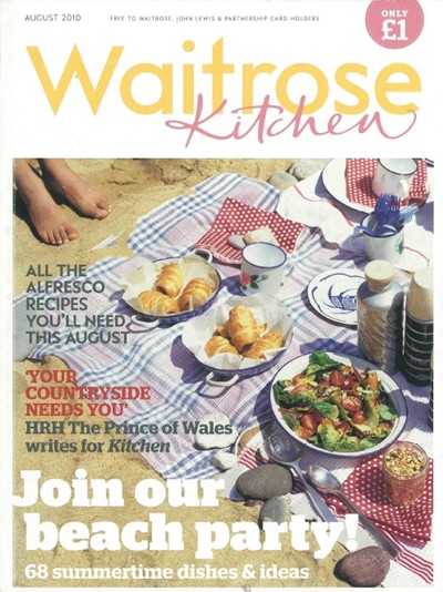 Waitrose Kitchen Magazine, August 2010