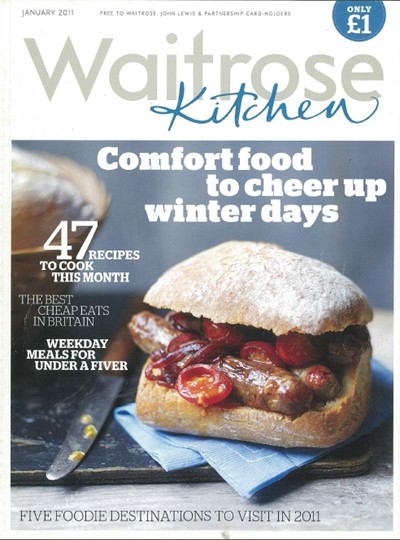 Waitrose Kitchen Magazine, January 2011