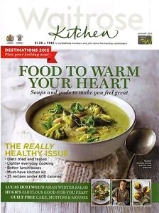 Waitrose Kitchen Magazine, January 2015: The Really Healthy Issue