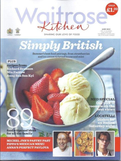 Waitrose Kitchen Magazine, June 2013