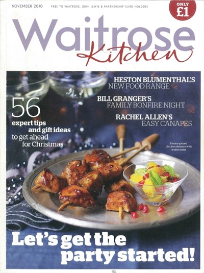 Waitrose Kitchen Magazine, November 2010