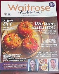Waitrose Kitchen Magazine, October 2013