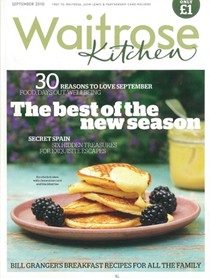 Waitrose Kitchen Magazine, September 2010