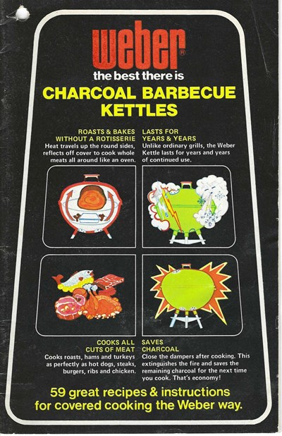 Weber - Charcoal Barbecue Kettle: 59 Great Recipes & Instructions #201