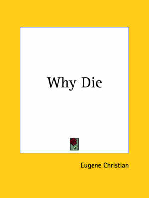 Why Die (1928)
