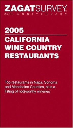 Zagat California Wine Country Restraunts